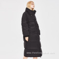 Winter New Women Stand Collar Long Down Coat